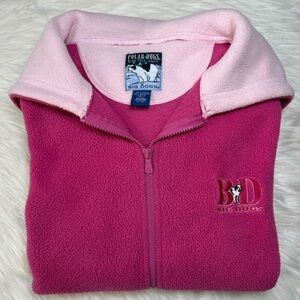 Vintage Big Dogs Fleece Jacket
